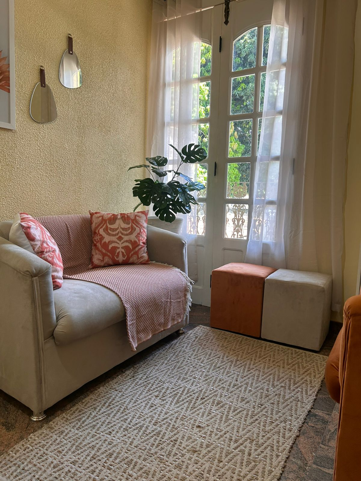 Ambiente acolhedor do consultório